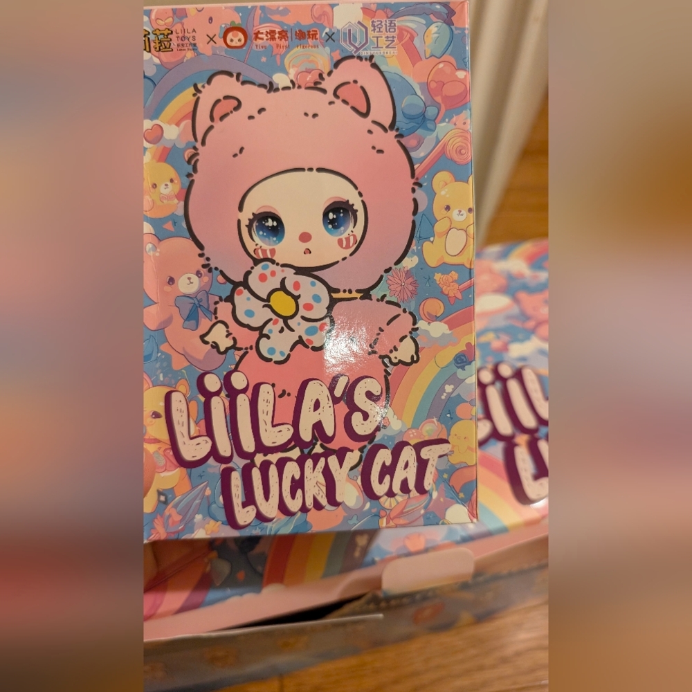 Liila's Lucky Cat Pastel Art Poster